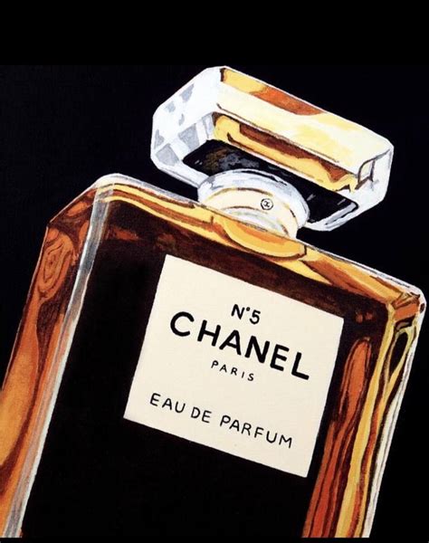 chanel perfume bottle painting uk